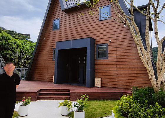 Prefab House Kit  A Frame With Light Steel Frame Modular Home For Holiday And Camping