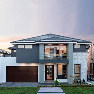 2 Storey Modular Home Luxury Prefab Light Gauge Steel Frame House With Australian Standard