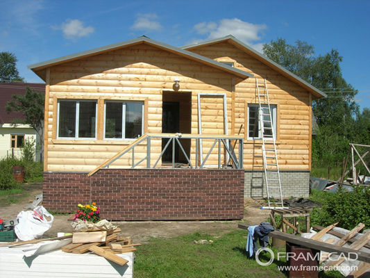 Mini 20/30SQM Prefabricated House Granny Flat , Light Steel Bungalow Modular Homes