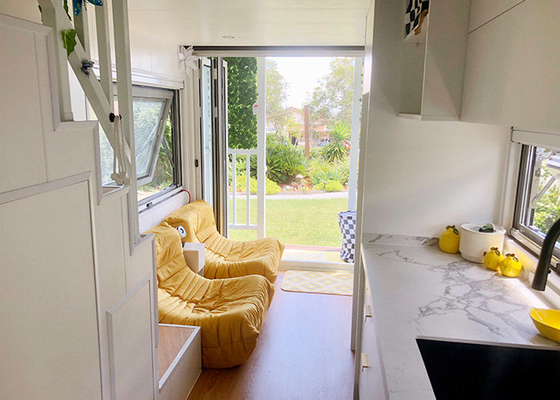 Towable Premade Tiny Homes On Trailer AS / US Light Steel Frame Kits