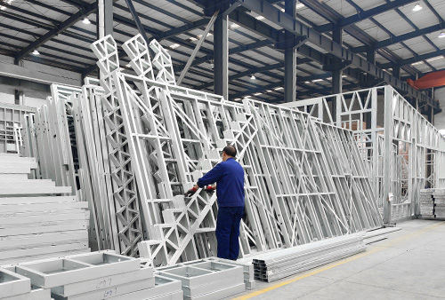 AS/US Prefabricated Light Steel Frame Modular Home China Low-Cost Metal Modular Building