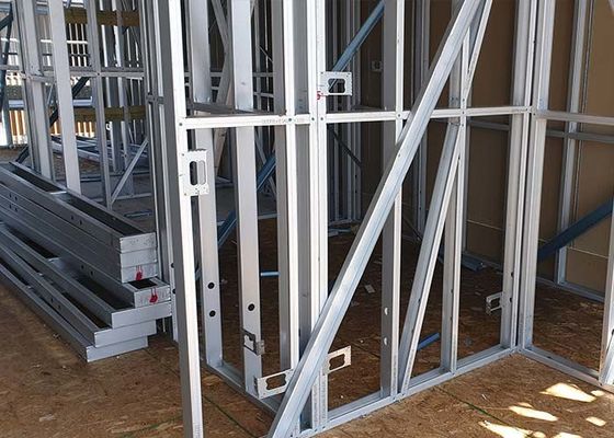 Light Gauge Steel Single Family Home Luxury Modern Modular Home Kits