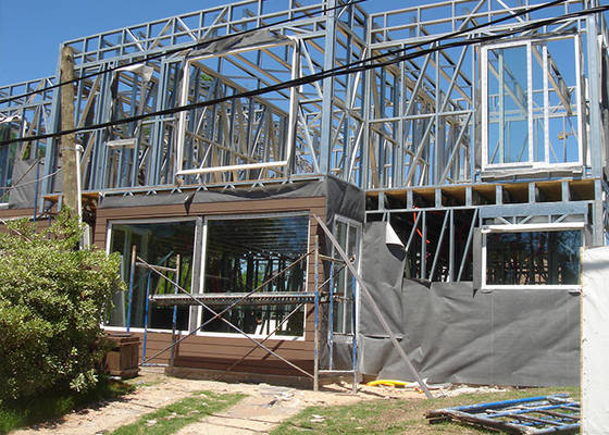 Light Steel Frame Movable Prefab 2 Story Modular Homes Apartment For Sale