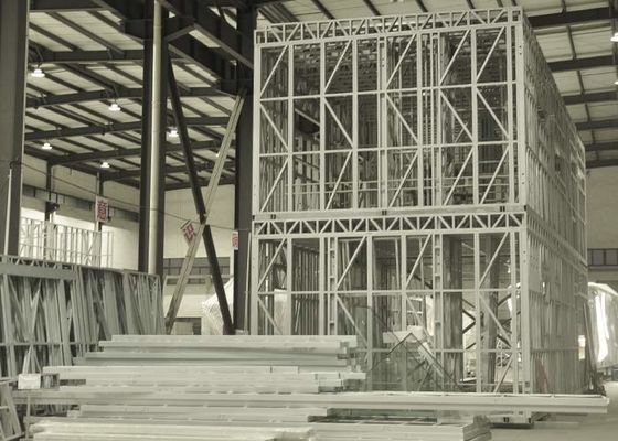 NS/US Standard Prefabricated Steel House Light Steel Frame Movable Apartment Custom House With New Design