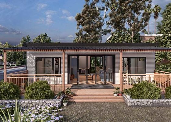 قیمت کارخانه قاب فولادی سبک ADU | خانه پیش ساخته مدرن متحرک مادربزرگ