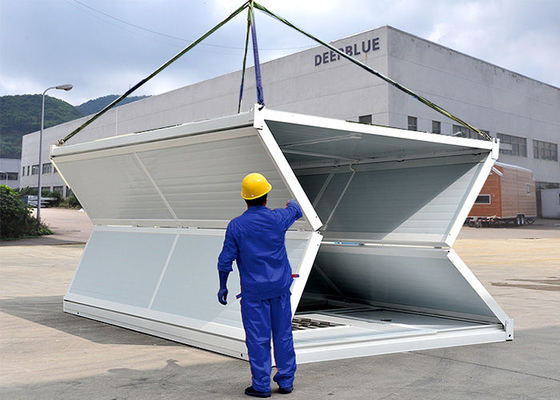 بسته بندی تخت تاشو پیش ساخته ارزان قیمت 20FT 40FT به عنوان سوله اضطراری