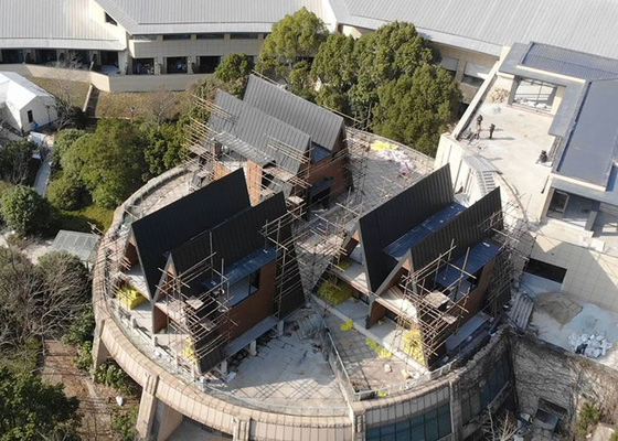 خانه ماژولار از قبل ساخته شده طراحی چوبی مقاوم در برابر طوفان کیت بنگال خانه ساخت سریع