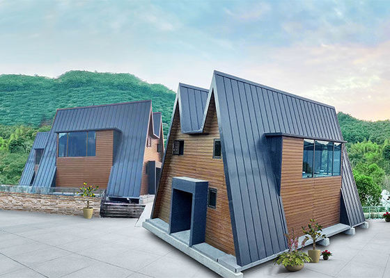 خانه مدل دار از فولاد با قاب فولادی سبک