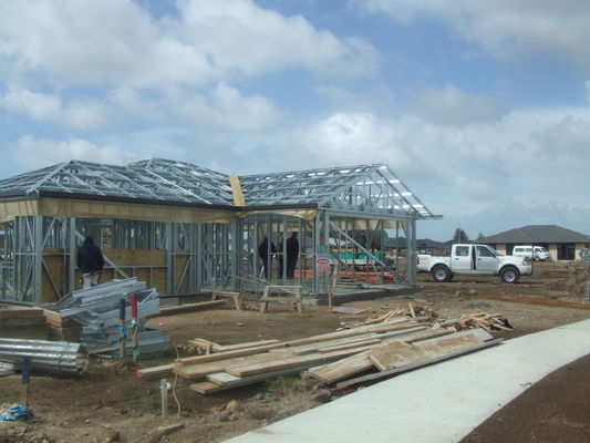 Durable Prefabricated House , Professional Design Of  Light Steel Frame Houses For Australia