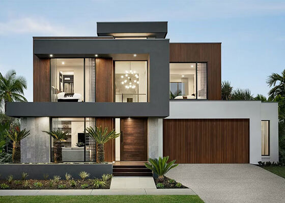 2 طبقه ویلا لوکس و خانه پیش ساخته سیستم پانلی با ساخت فولاد سبک