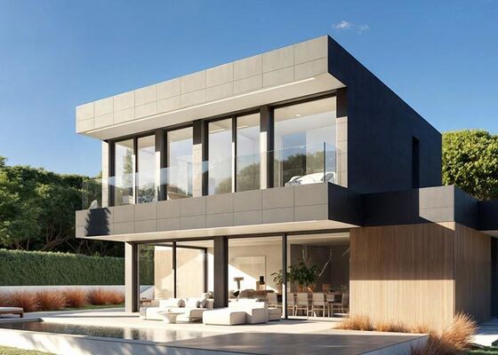 کیت های خانه های پیش ساخته ی لوکس استاندارد ایالات متحده. طرح های سیستم گسترده و قابل تنظیم.