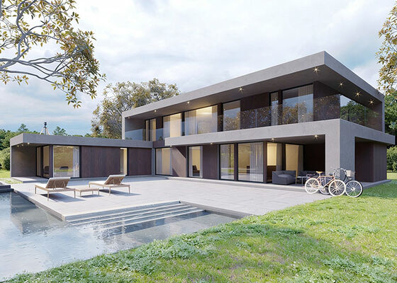 AS/NZS استاندارد پیش ساخته شده فریم فولاد سبک کیت های خانه ماژولار از چین