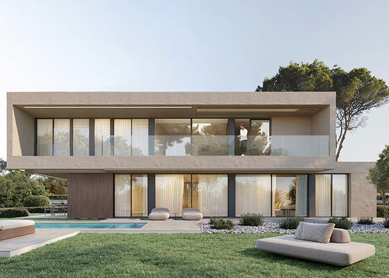 AS/NZS استاندارد پیش ساخته فریم فولاد سبک خانه ماژولار چین سیستم پانلی