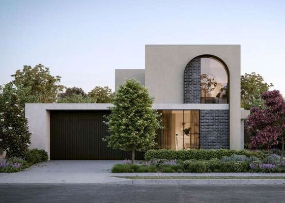 خانه ی تک خانوادگی دو طبقه ی لوکس خانه ی ساخته شده با فولاد سبک