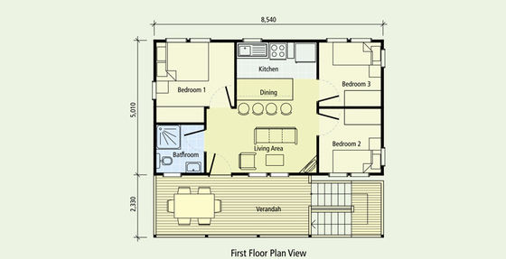 کلبه های ساحلی پیش ساخته با سازه فولادی سبک با نمای چوبی، خانه چوبی
