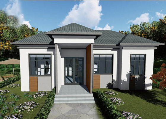 کیت های خانه های پیش ساخته مدرن روکش فلزی Wpc