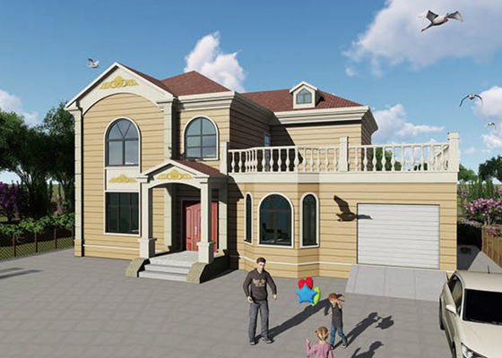 تخته ضد بادی وپک پرت شده خانه های فرآغاز شده فوق مدرن کیت های خانه فریم فولاد سبک