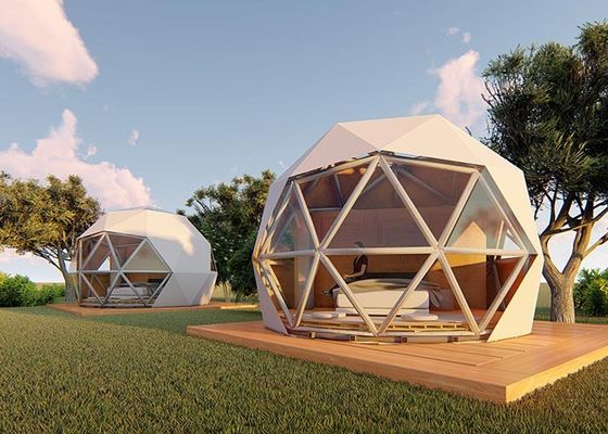 ​Light Steel Frame Movable Cabin Hotel Prefab Dome House Light Steel Kits Modular Home