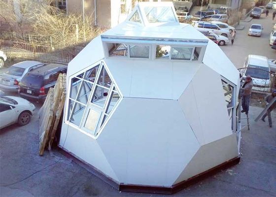 AS/NZS Standard Bungalow خانه های کوچک پیش ساخته مدرن پیش ساخته گنبد خانه فوتبال