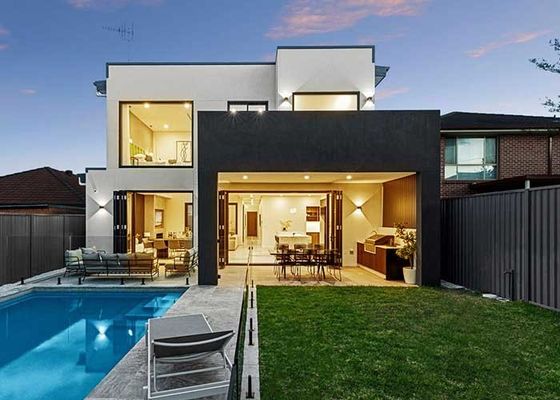 خانه پیش ساخته 2 خوابه با اندازه سفارشی و سقف ساندویچ پانل EPS / پشم سنگ / PU