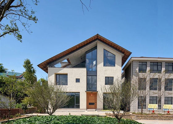 صرفه جویی در انرژی ساختمانی پیش ساخته دو طبقه ای ویلا فولاد سبک ساختمان های پیش ساخته زندگی مدرن