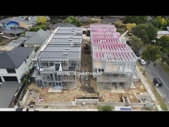 استرالیایی استندرد پیش ساخته سبک گاج فولاد قاب خانه طبقه دوم آپارتمان