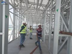 قاب فولاد سبک خانه های ساخته شده باغ استودیو طراحی مدرن خانه های کوچک