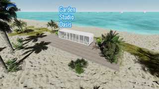 پیش ساخته Garden Stuido Chico Apple Cabin Hawa با قاب فولادی سبک